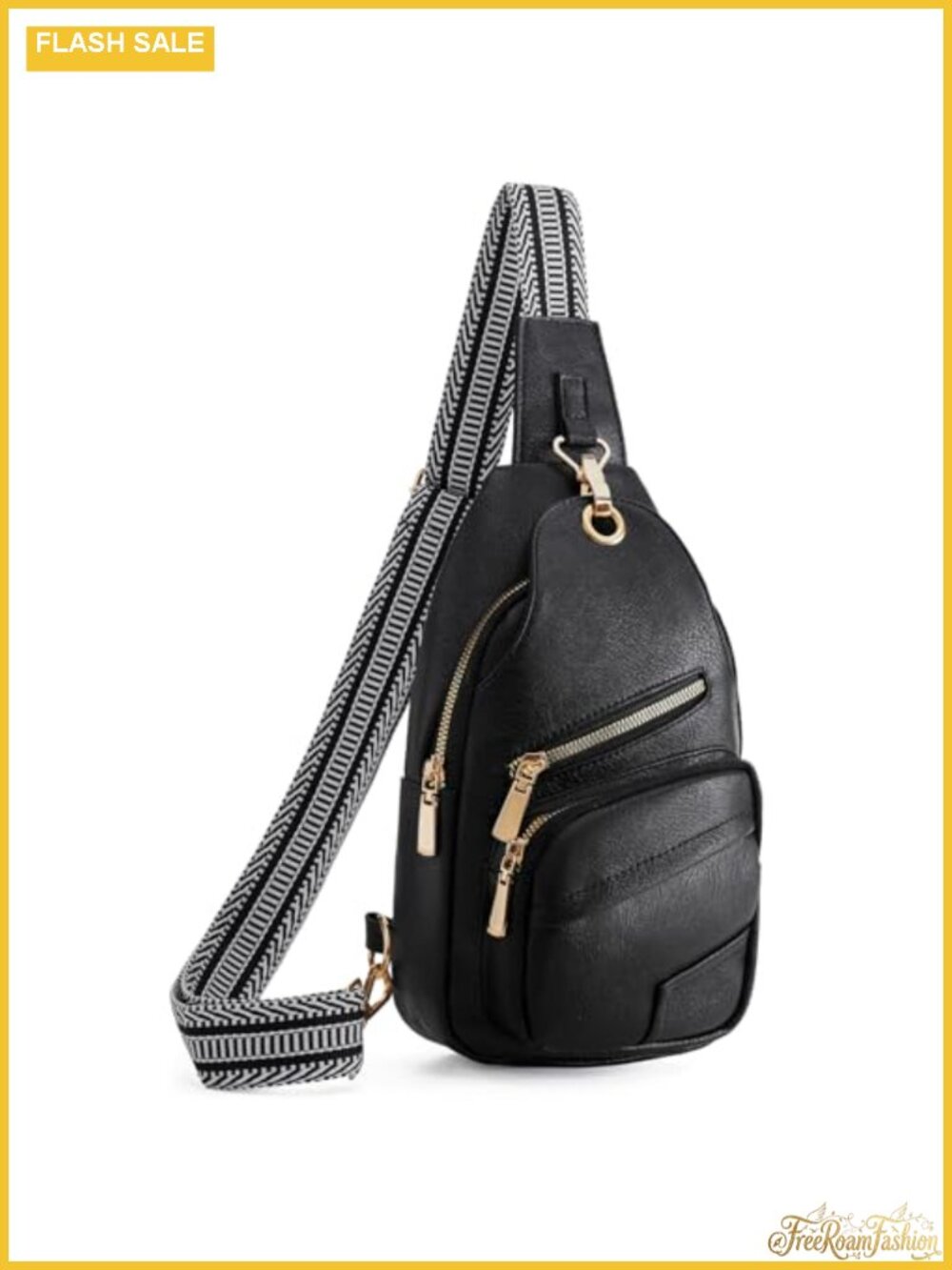 Vegan Leather Sling Bag Crossbody Purse Travel Anti Theft